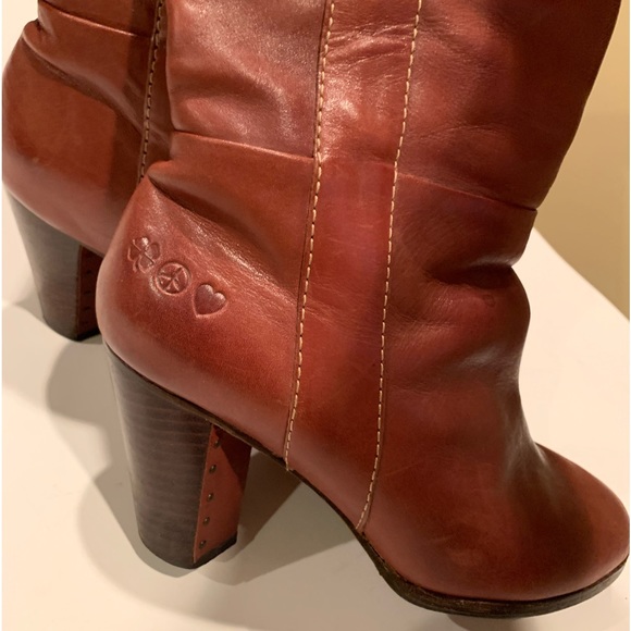 Cognac brown riding boots - Picture 4 of 16
